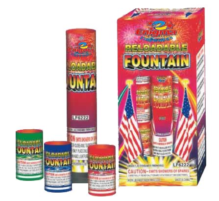 firework RELOADABLE FOUNTAIN